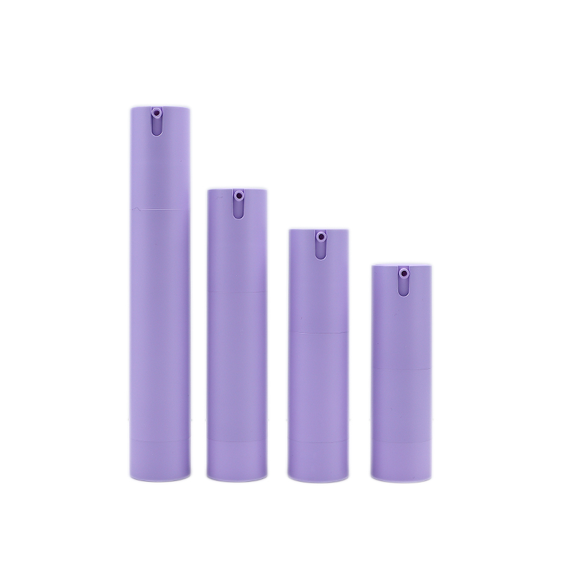 10ml 15ml 20ml 30ml U자형 프레싱 퍼플 화장품 에어리스 병