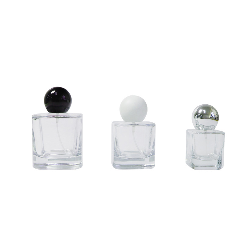 30ml 50ml 100ml 투명한 정연한 두꺼운 바닥 유리제 향수병